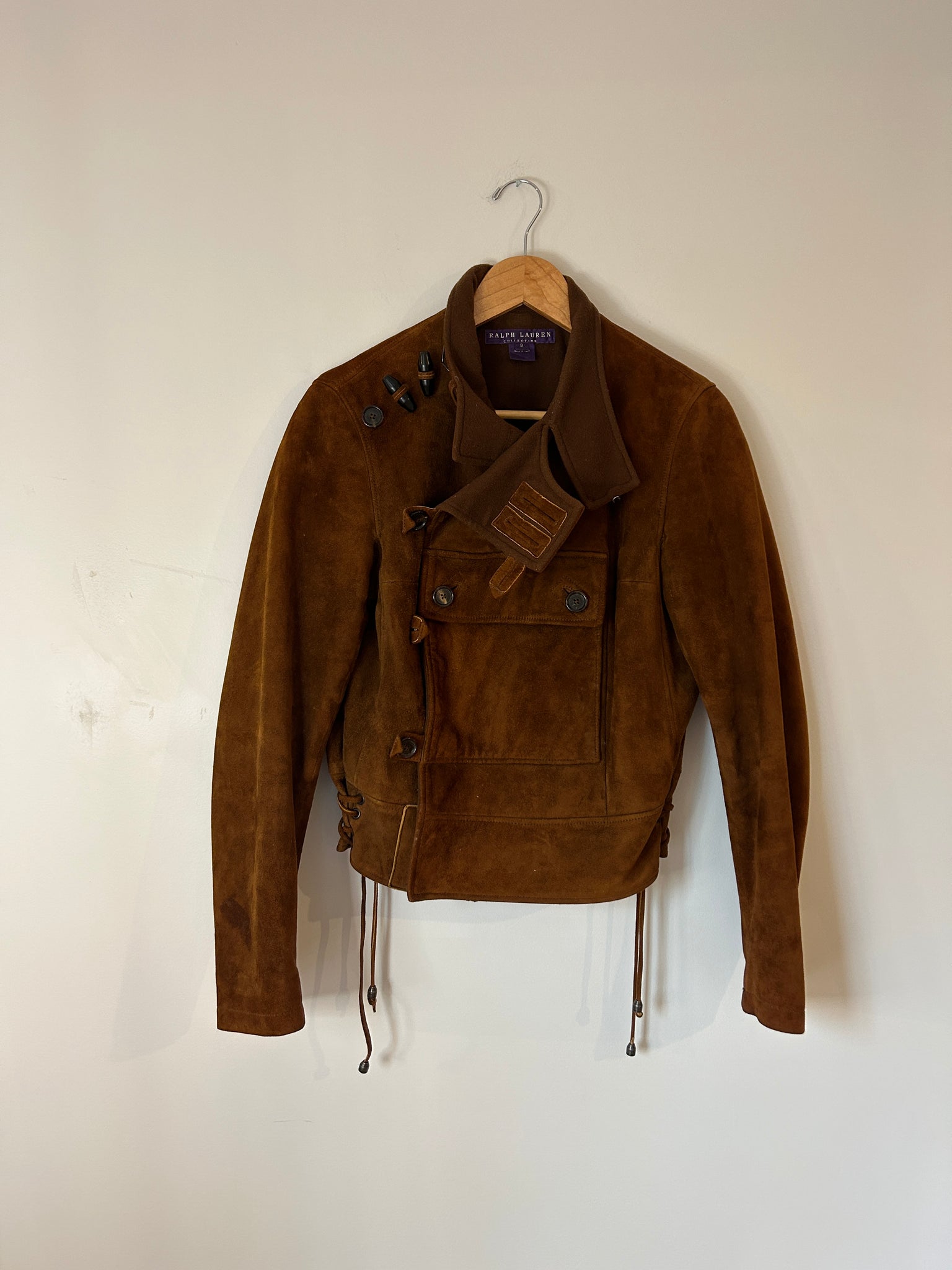 Ralph Lauren Collection suede Moto jacket