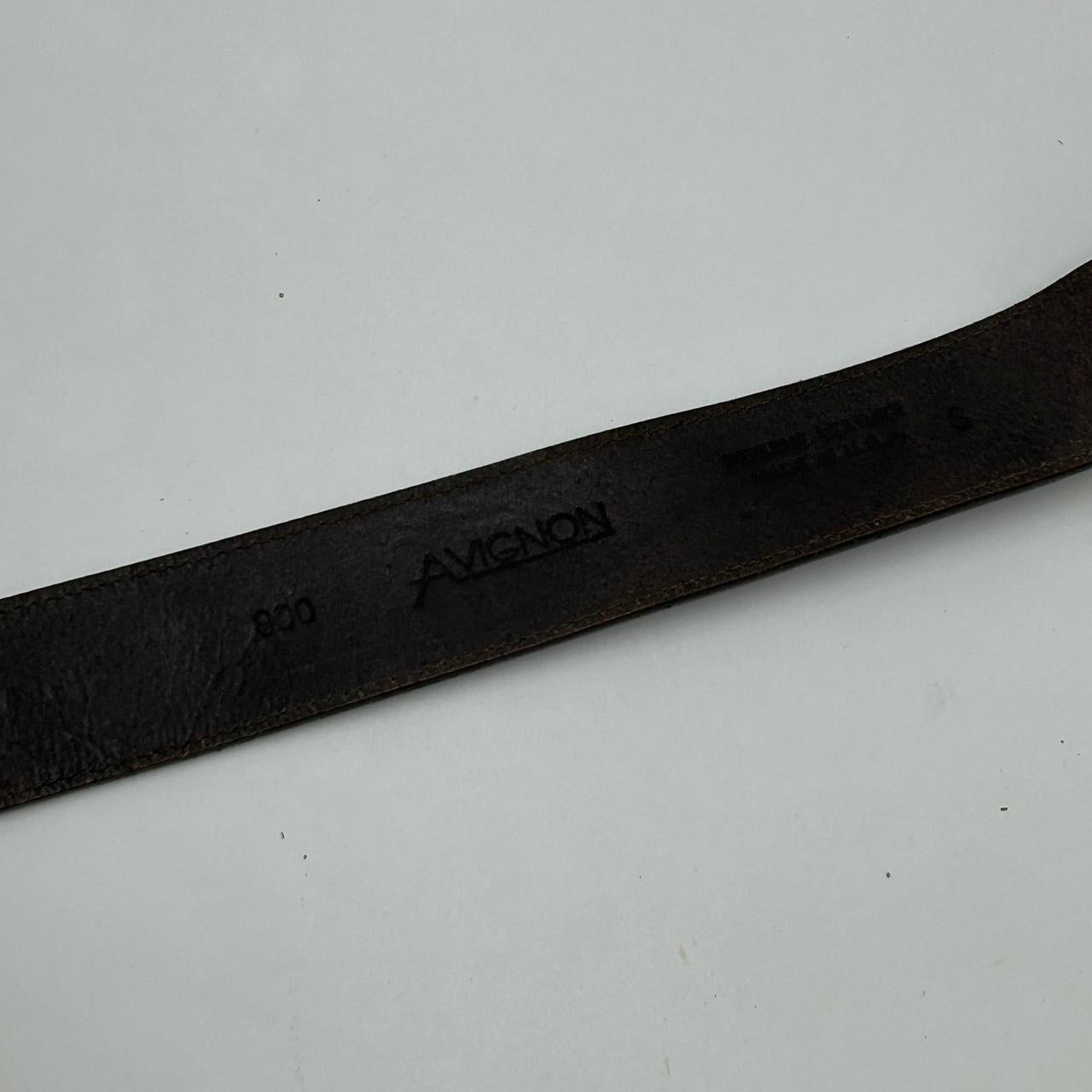Avignon Leather Belt