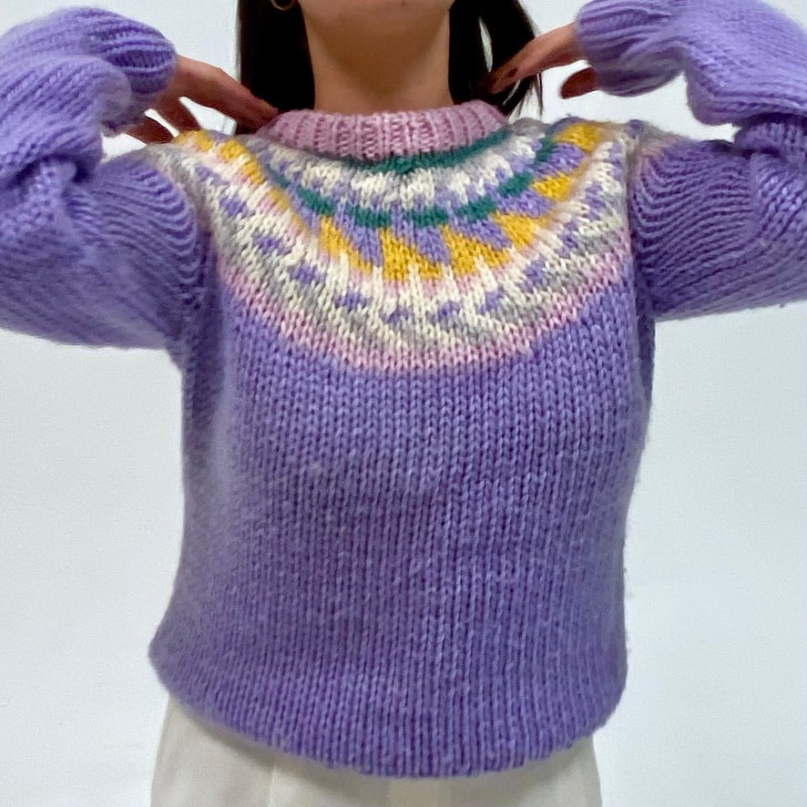 Nordic Style Pastel Sweater