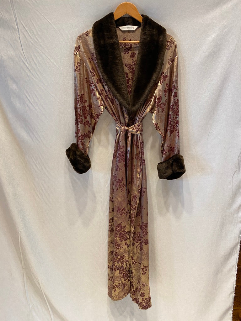 Vintage VS Fur Trim Robe