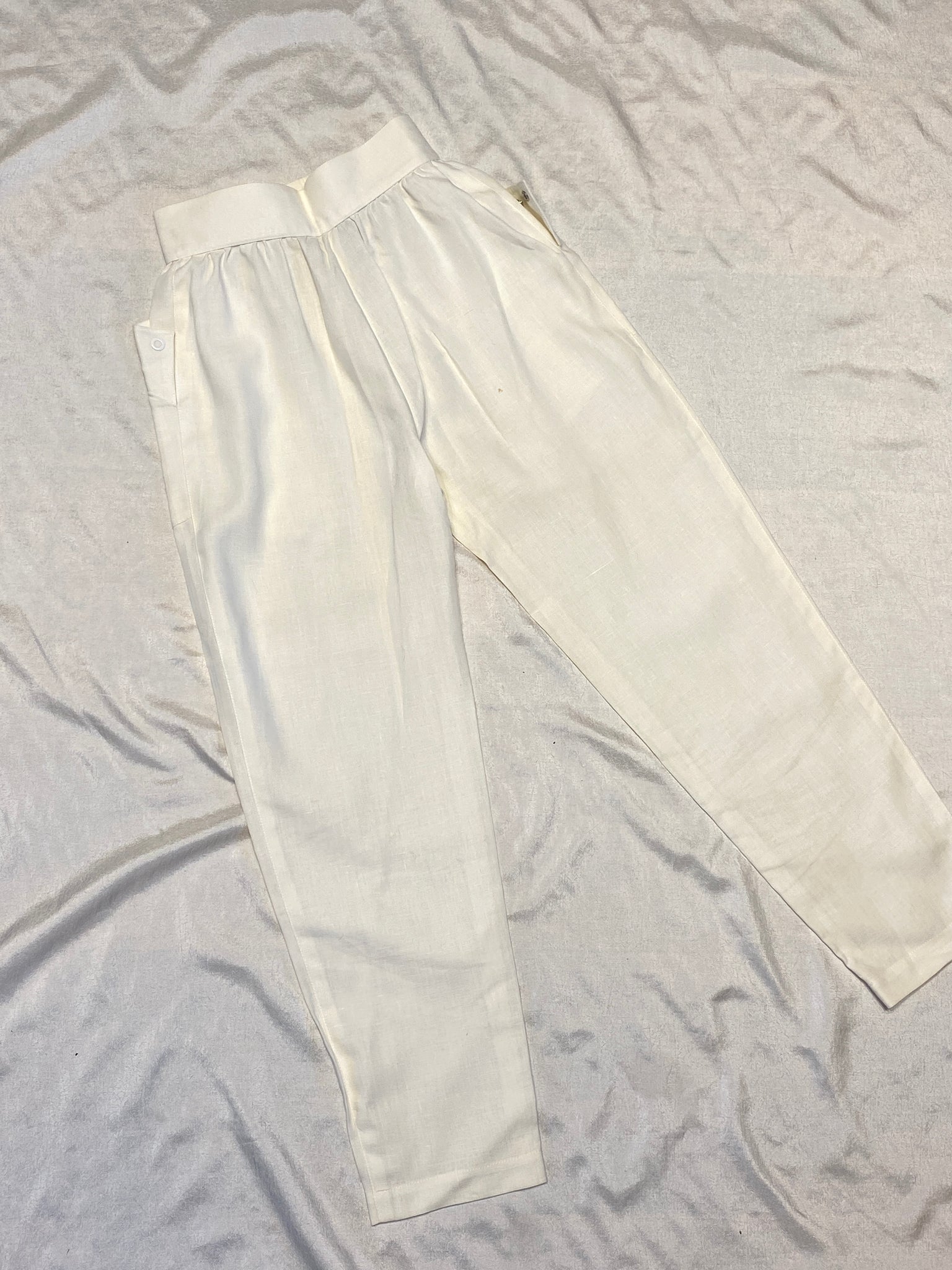 Mugler 80s Linen Trouser