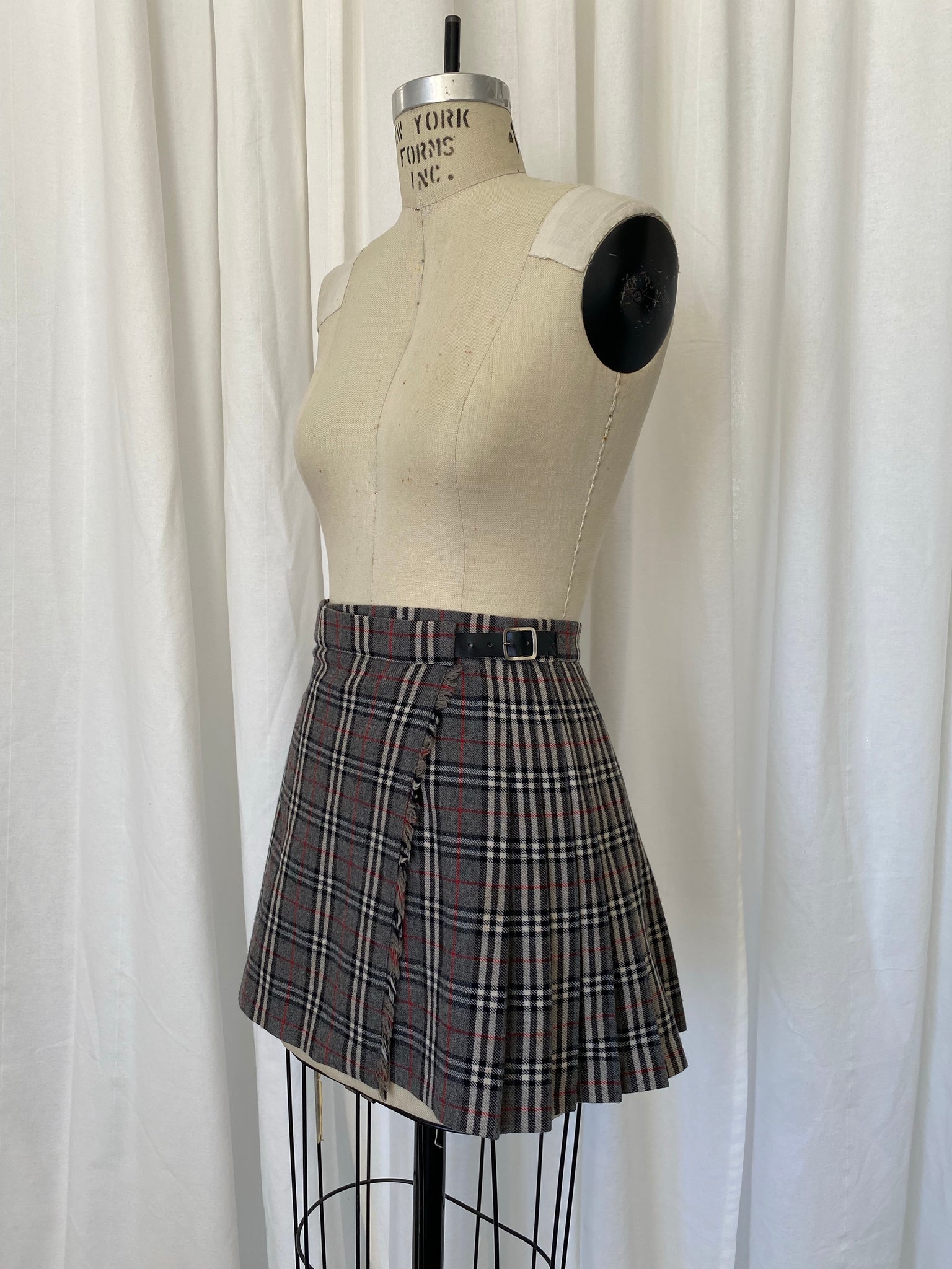 Burberry Plaid Skirt