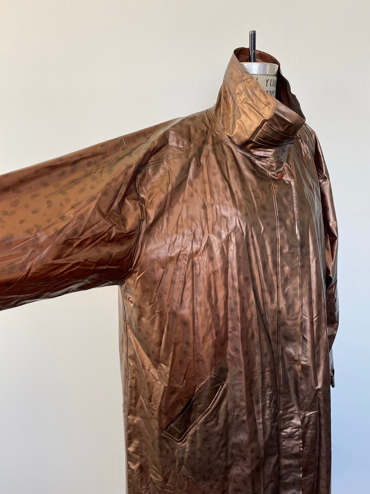 Vintage Copper Raincoat