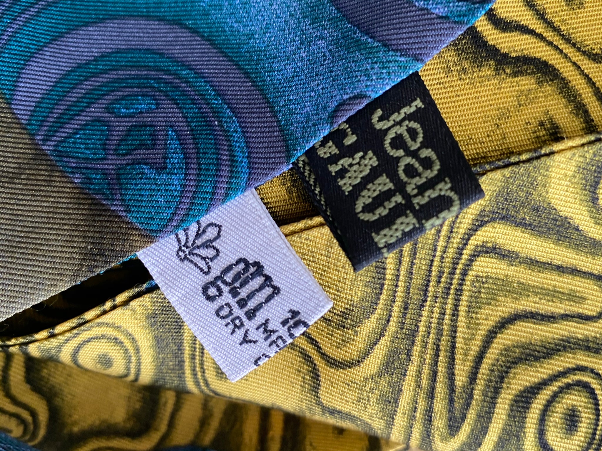 Gaultier Psychedelic Silk Tube Scarf