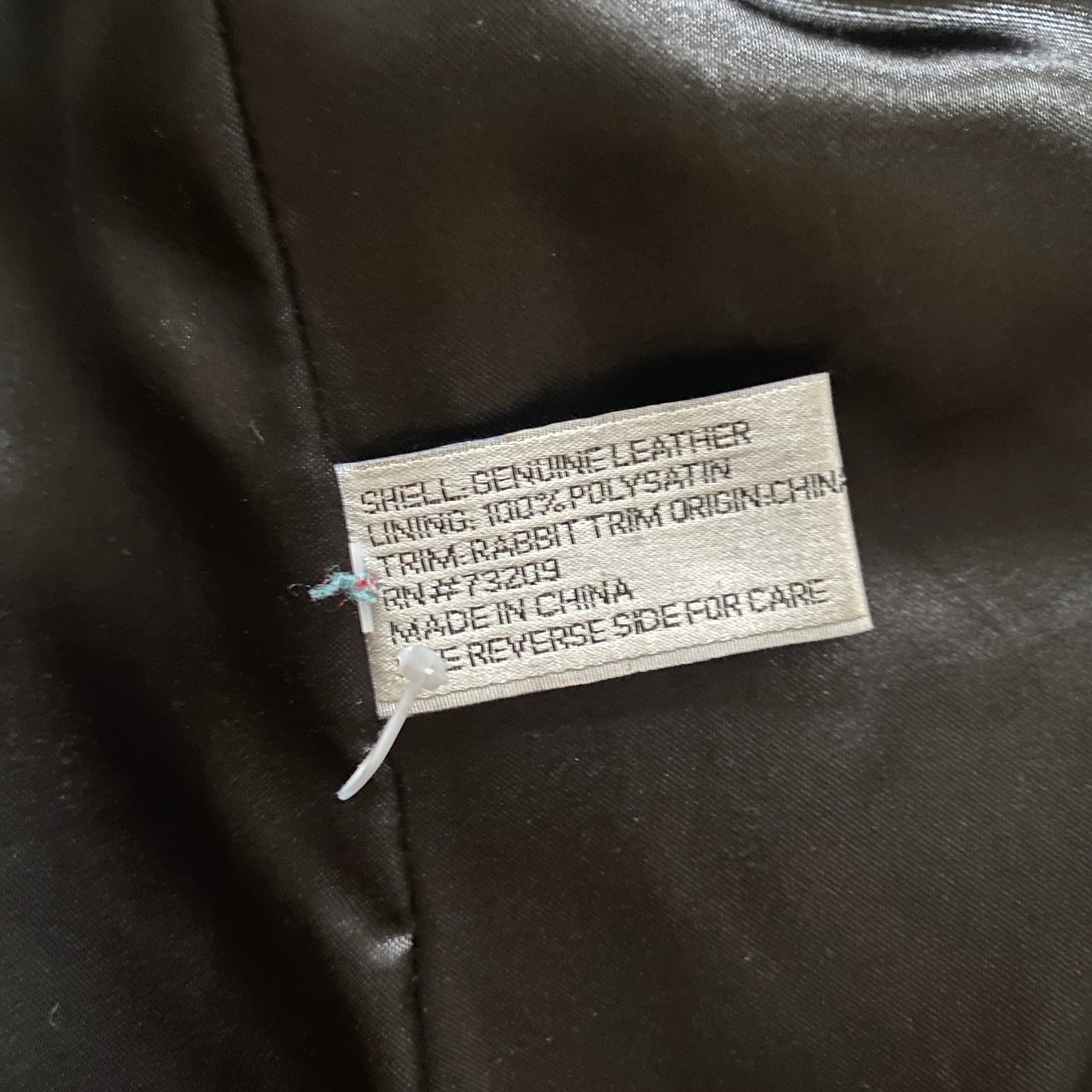 Woven Leather Jacket
