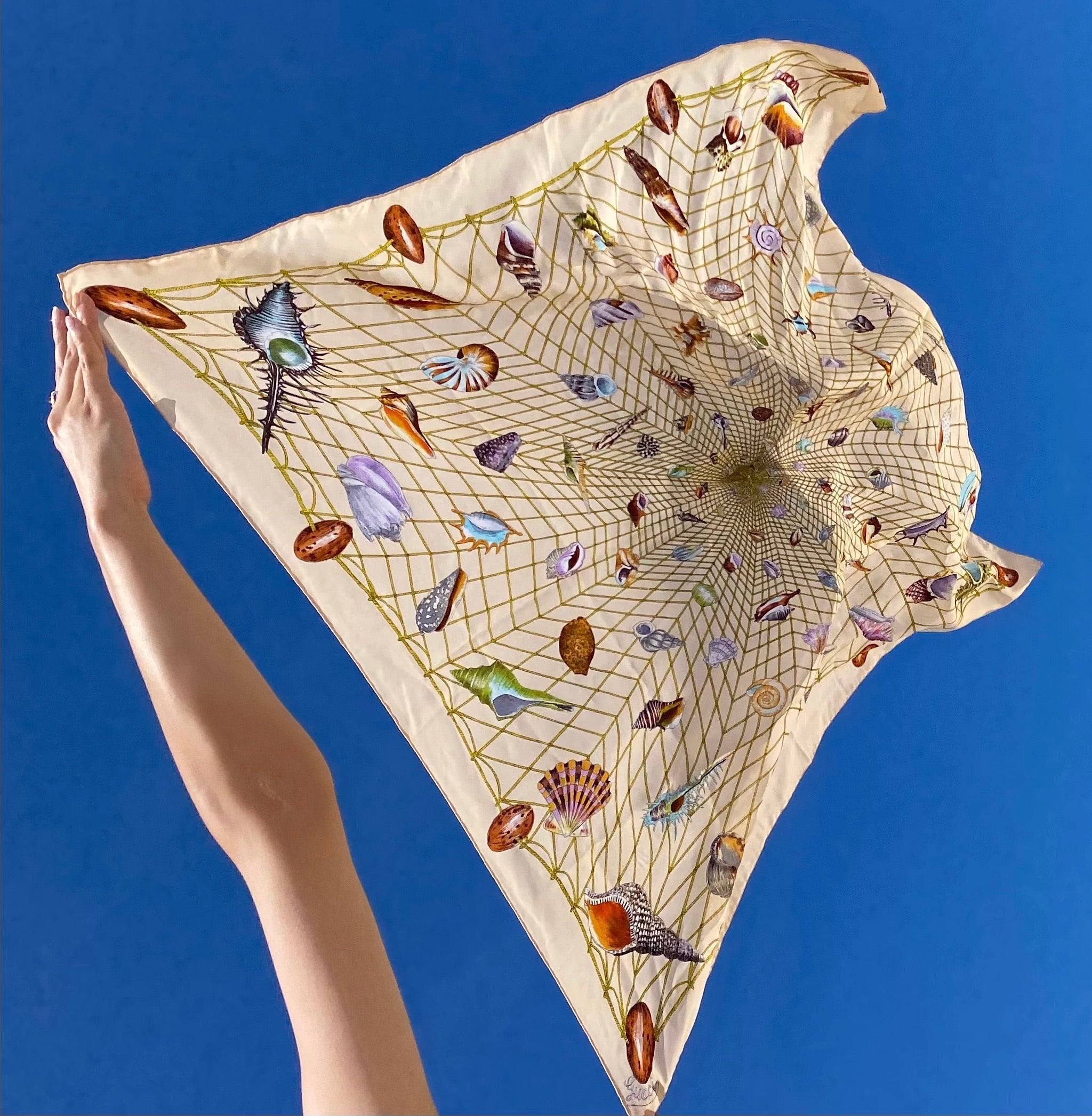 Gucci Seashell Portal Scarf – SILKWORM