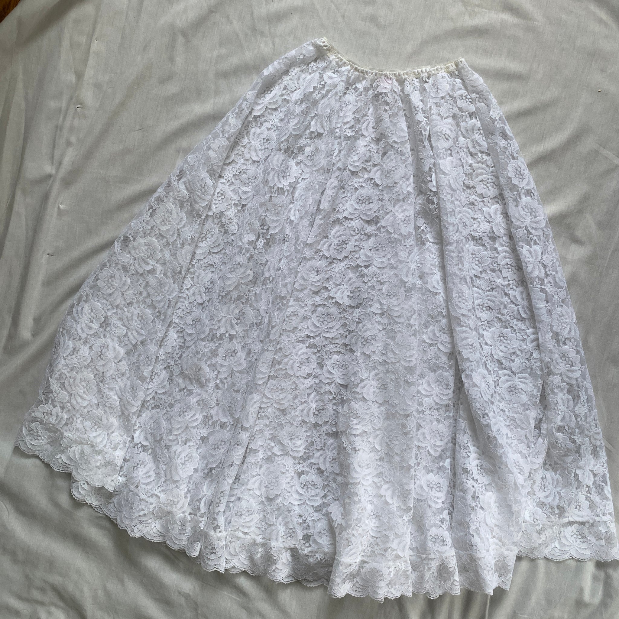 Sheer Lace Skirt